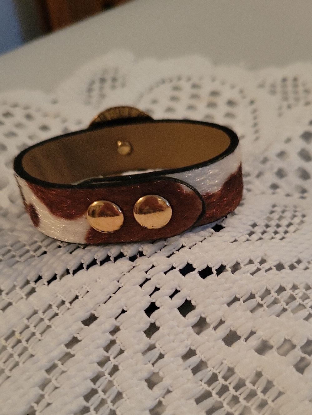 🌙cowhide leather bracelet🌙 - Picture 2 of 4